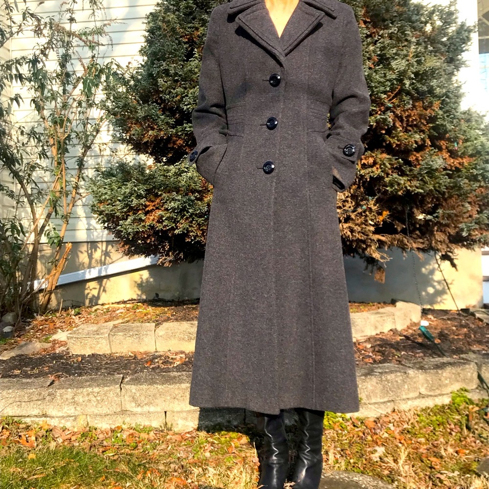 Wool full length Coat by Fleet Street LTD size 2